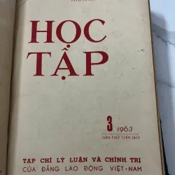 Tạp chí Học Tập (Số 1 đến 12 năm 1963) - Trung ương Đảng Lao động Việt Nam 798720