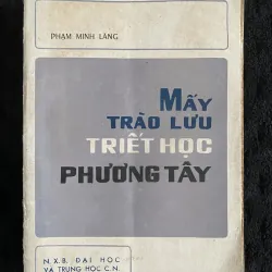 Mấy trào lưu triết học phương Tây-