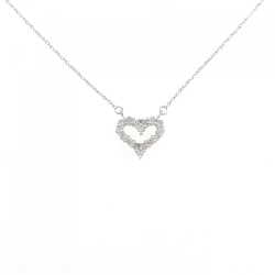 Dây chuyền kim cương hình trái tim PT1000/PT850 0.3CT - Hàng hiệu Chính hãng