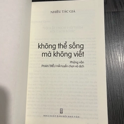 Không thể sống không viết ( tiểu luận) - Phan Hải Triều 299029