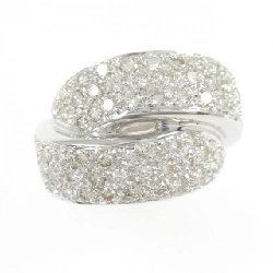 Nhẫn kim cương Pavé 750WG - Hàng hiệu Authentic 847283