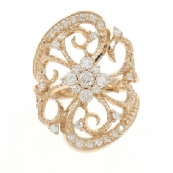 Nhẫn kim cương K18PG 0.46CT 673573