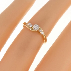 Nhẫn kim cương K18YG 0.17CT 673460