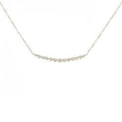 Dây chuyền kim cương K18YG 0.30CT - Hàng hiệu Chính hãng