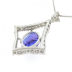 Dây chuyền Tanzanite PT900/PT850 3.48CT - Hàng hiệu Authentic 858826