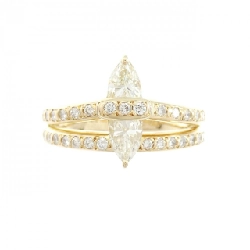 Nhẫn kim cương K18YG 0.702CT - Hàng hiệu chính hãng 851962