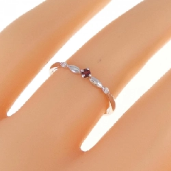 K18WG Garnet Ring - Hàng hiệu Authentic 855578