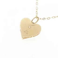 Dây chuyền kim cương hình trái tim K18YG 0.06CT - Hàng hiệu Chính hãng 857946
