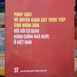 Pháp luật về quyền giám sát trực tiếp của nhân dân 176133