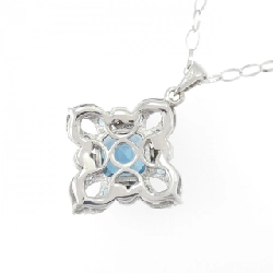 K18WG/750WG Blue Topaz Necklace - Hàng hiệu Authentic 857728