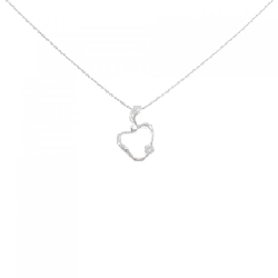 K14WG Dây chuyền kim cương táo - Hàng hiệu Authentic