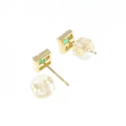 K18YG Emerald Earrings - Hàng hiệu Authentic 871532