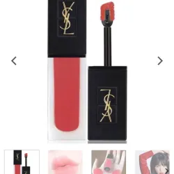 Son môi Yves Saint Laurent Son YSL Tattooage Couture Velvet Cream Màu Đỏ San Hô