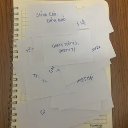 Flashcard Từ vựng tiếng Hàn 4*7cm 558313