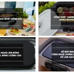 Nồi lẩu nướng đa năng KALITE KL-666 dung tích 4L 796485