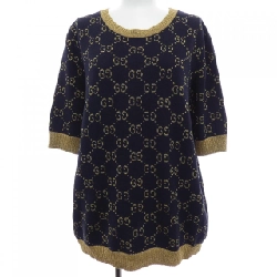 Gucci GG Cotton Lame Fabric Top 526759-X9W83 Knit - Hàng hiệu Authentic