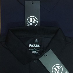 2 áo polo đen sz L, cộc tay new 100% nguyên  183409