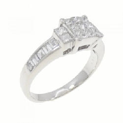 Nhẫn kim cương K18WG 1.00CT