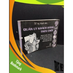 (TẶNG BOOKMARK) Quản lý khách hàng then chốt mới 80% ố có mộc đỏ trang đầu 2002 RBK2809 Sổ tay doanh nhân MARKETING KINH DOANH