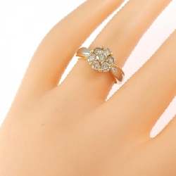 Nhẫn kim cương hoa K18YG/PT900 1.00CT 666765