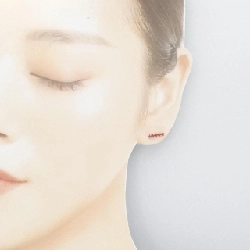 K18YG Bông tai Ruby - Hàng hiệu Chính hãng 871915