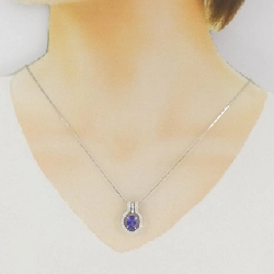 K18WG 2WAY Đá Tanzanite Dây Chuyền 2.00CT - Hàng hiệu Chính hãng 859807