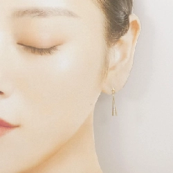 K18YG Bông tai kim cương 0.196CT - Hàng hiệu Chính hãng 867758