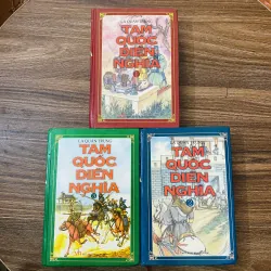 Tam quốc diễn nghĩa bộ 3 cuốn bìa cứng
