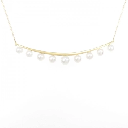 K18YG Ngọc trai Akoya Dây chuyền - Hàng hiệu Chính hãng