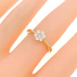 Nhẫn kim cương hoa K18YG 0.30CT 673062