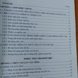 THỦY VĂN MẶT NƯỚC VÀ NƯỚC NGẦM  570938