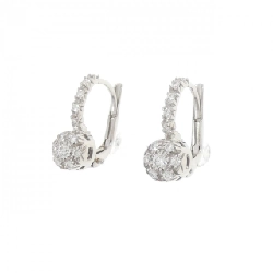 Bông tai kim cương 750WG - Hàng hiệu Authentic 868231