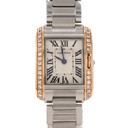 Cartier Tank Anglaise SM PG Combi/D W3TA0002 SSxPG Quartz - Hàng hiệu Authentic