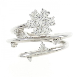 Nhẫn kim cương K18WG hoa 0.52CT 668406