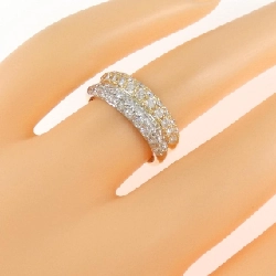 Nhẫn kim cương K18YG/PT900 0.80CT 670303