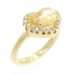 Nhẫn Citrine Hình Trái Tim Ponte Vecchio - Hàng hiệu Chính hãng
