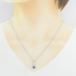 K18WG Mặt dây chuyền Tanzanite 0.77CT - Hàng hiệu Chính hãng 862571