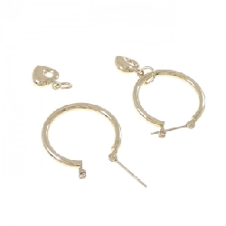 K18YG 2WAY Bông tai hình trái tim - Hàng hiệu Chính hãng 869259