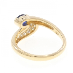 Nhẫn Sapphire K18YG 0.59CT - Hàng hiệu Chính hãng 856058