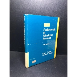 Fundametals of advertising research Fletcher Bowers mới 80% ố và bẩn HCM0111
