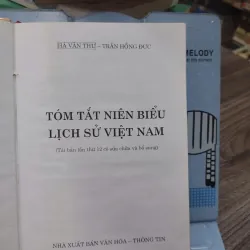 Sách: Tóm tắt niên biểu Lịch Sử Việt Nam - Tác giả: Hà Văn Thư - Trần Hồng Đức 600537