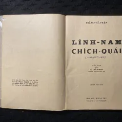 [ sách xưa] Lĩnh Nam Chích Quái- Trần Thế Pháp 1037309