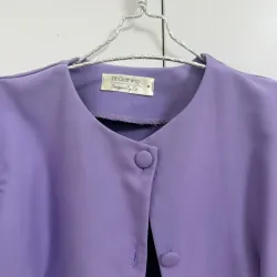 Áo sơ mi thiết kế TIT CLOTHING sz M tím hoa cà mới 95% 