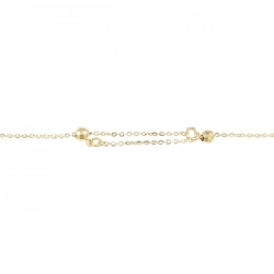 Dây chuyền kim cương K18YG 0.08CT - Hàng hiệu Chính hãng 865323