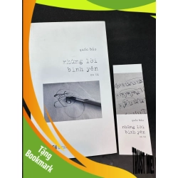 (TẶNG BOOKMARK) Những lời bình yên Quốc Bảo New 90% RBK1605