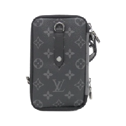 Túi đeo chéo Louis Vuitton Monogram Eclipse Reverse Double Phone Pouch M69534 612499