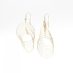 K18YG Bông tai - Hàng hiệu Authentic 875073