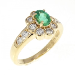 Nhẫn Emerald K18YG 0.46CT