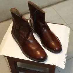 Giầy bốt Givano Da nâu