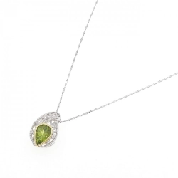 K18WG/K18YG Peridot Necklace 1.85CT - Hàng hiệu Chính hãng 858264